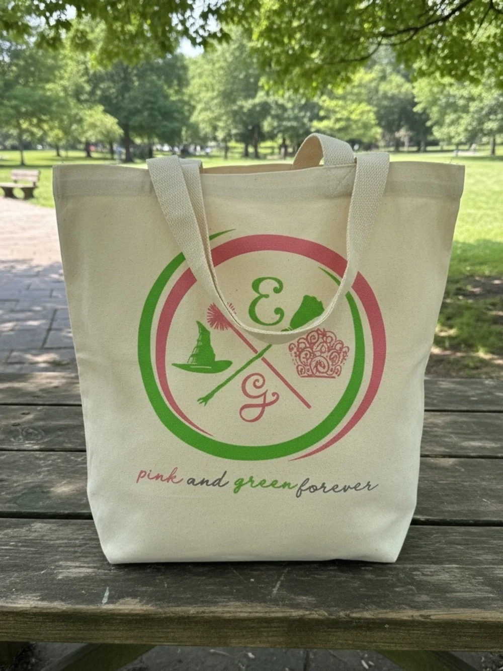 Wicked Green Canvas Tote Bag - Wicked